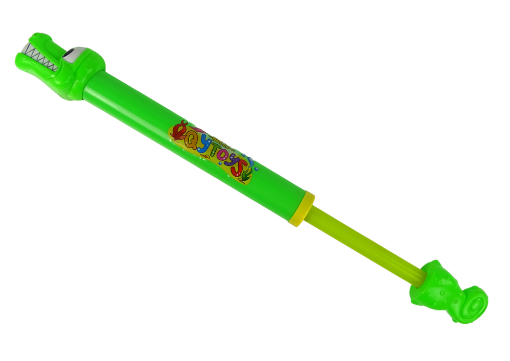 Vodní pistole krokodýl 45 cm – s pumpovacím mechanismem | zelená