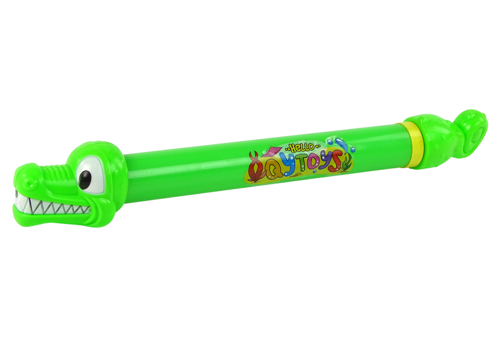 Vodní pistole krokodýl 45 cm – s pumpovacím mechanismem | zelená