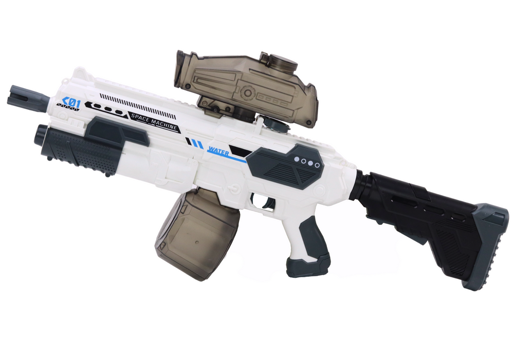 Vodní pistole M416 automatická akumulátorová – bílá