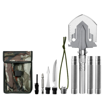 Vojenská lopatka 16v1 – s nožem a křesadlem | taktické