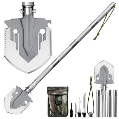 Vojenská lopatka 16v1 – s nožem a křesadlem | taktické