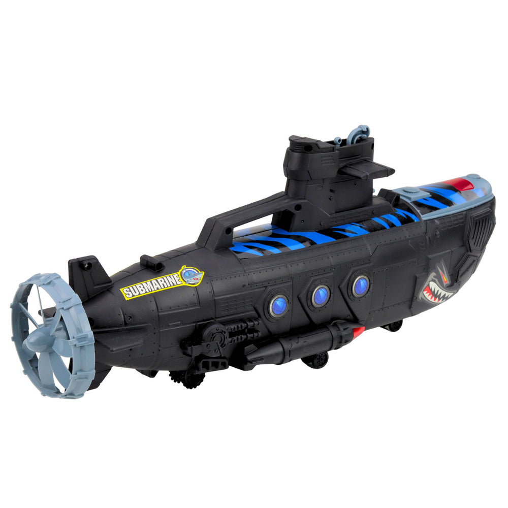Vojenská ponorka se světly a zvuky – černá