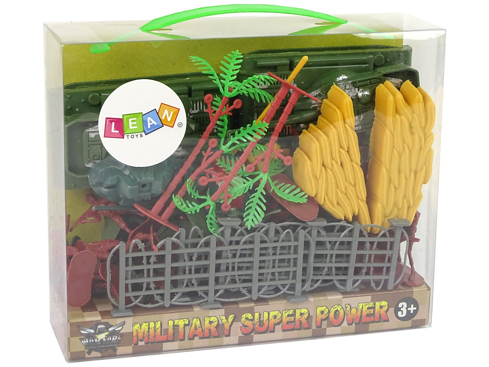 Vojenská sada s vojáčky a tanky – velký militární set