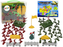 Vojenská sada s vojáčky a tanky – velký militární set