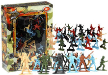 Vojenské figurky vojáci armáda – set 80 kusů plastové