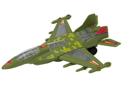 Vojenské stíhací letadlo F35 – se světly a zvuky | zelené