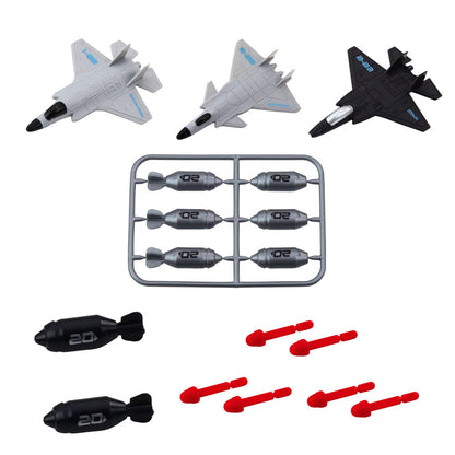 Vojenský set letadlová loď ponorka – stíhačky rakety