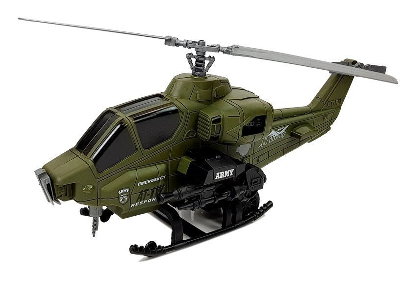 Vojenský set s helikoptérou helma figurka vojáka zbraně