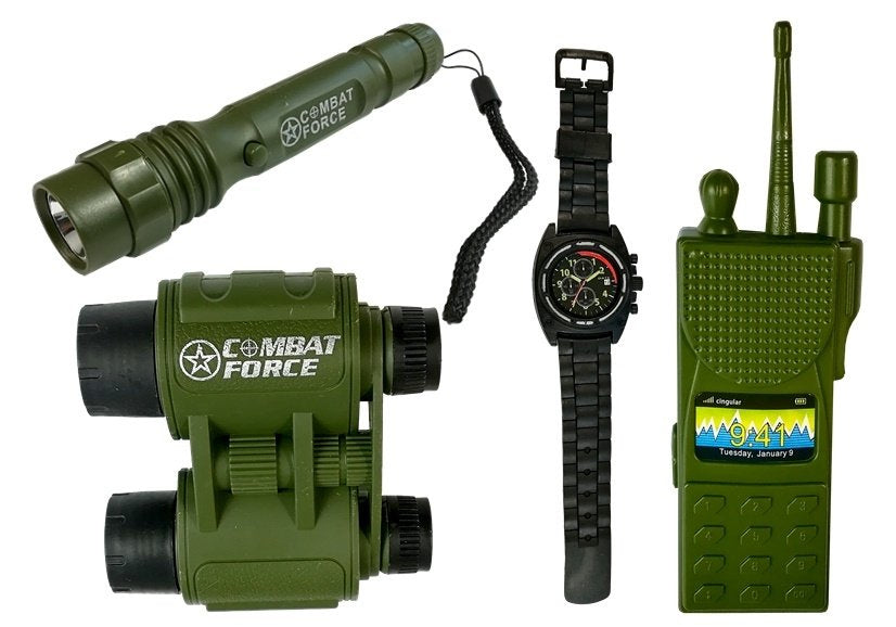Vojenský set s pistolí na pěnové náboje a příslušenstvím MP7