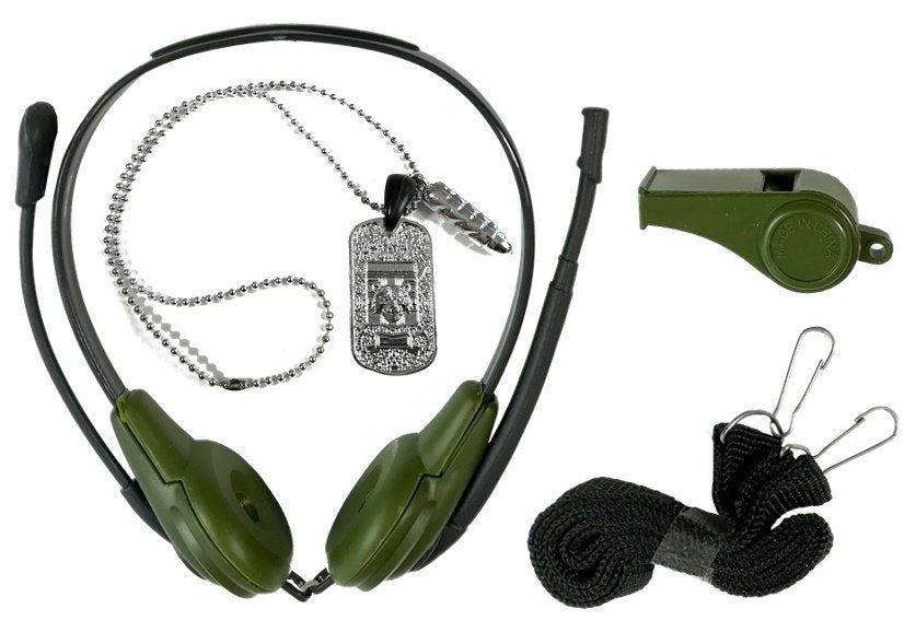 Vojenský set s pistolí na pěnové náboje a příslušenstvím MP7