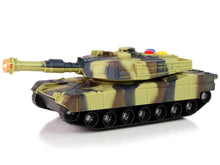 Vojenský tank 1:32 – se zvukem a světlem | maskáčový hnědý