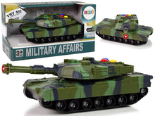 Vojenský tank 1:32 – se zvuky a světly | maskáčový