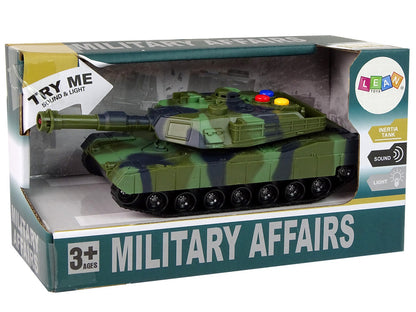Vojenský tank 1:32 – se zvuky a světly | maskáčový