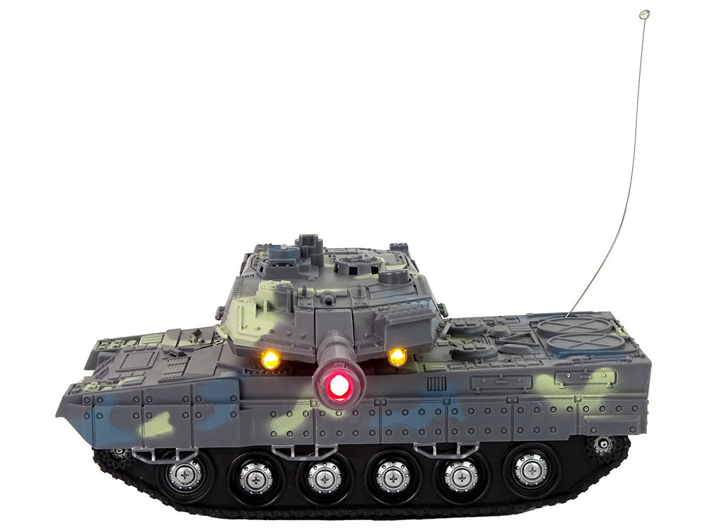 Vojenský tank na dálkové ovládání – se zvuky střelby moro