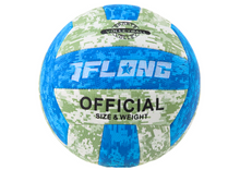 Volejbalový míč velikost 5 – průměr 21 cm | zeleno modrý