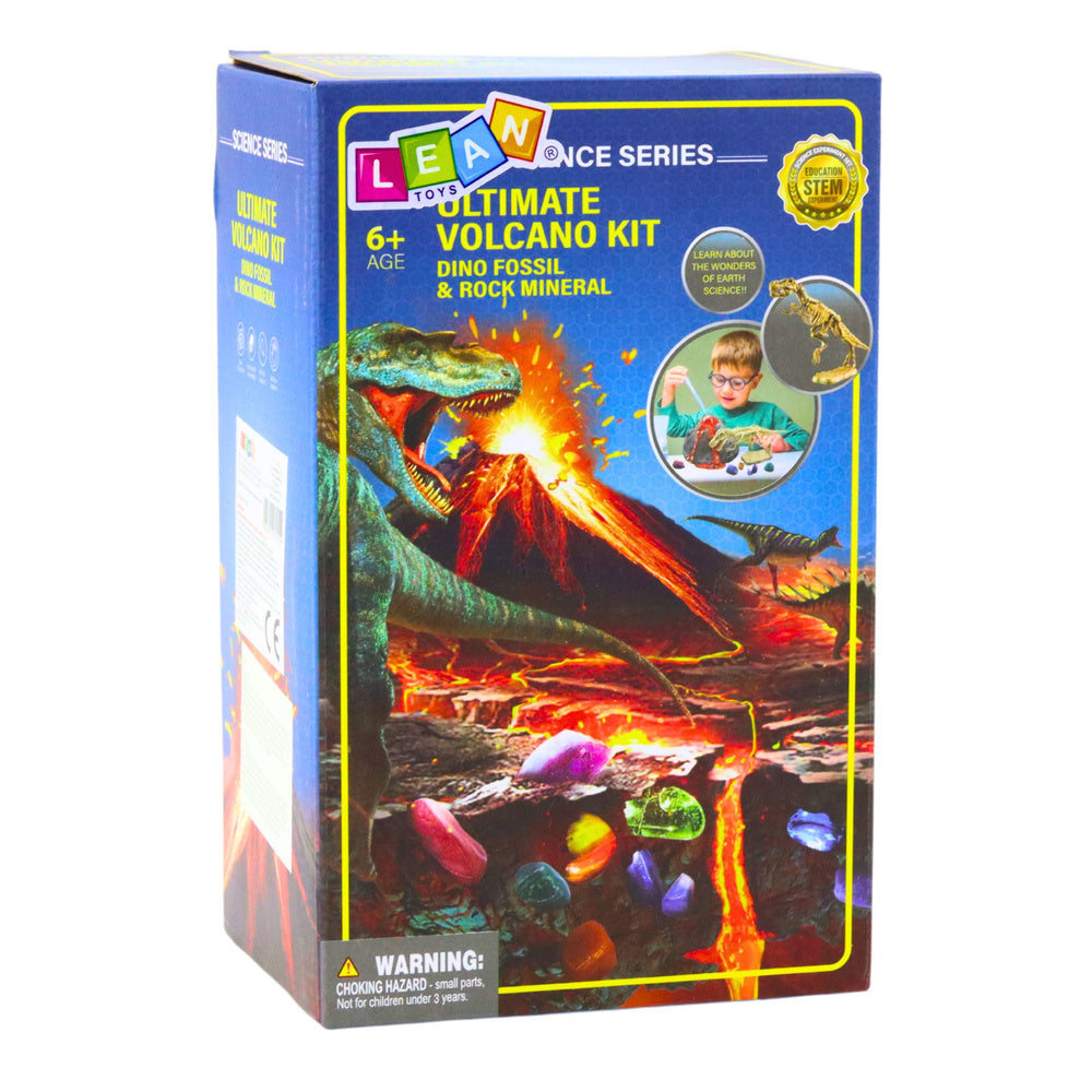 Výbušný vulkán s dinosaury – edukační experiment a vykopávky