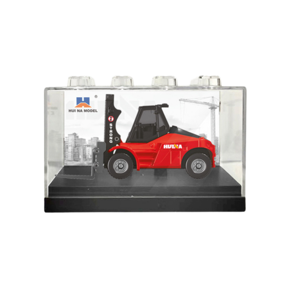 Vysokozdvižný vozík kovový model 1:80 – Huina červený