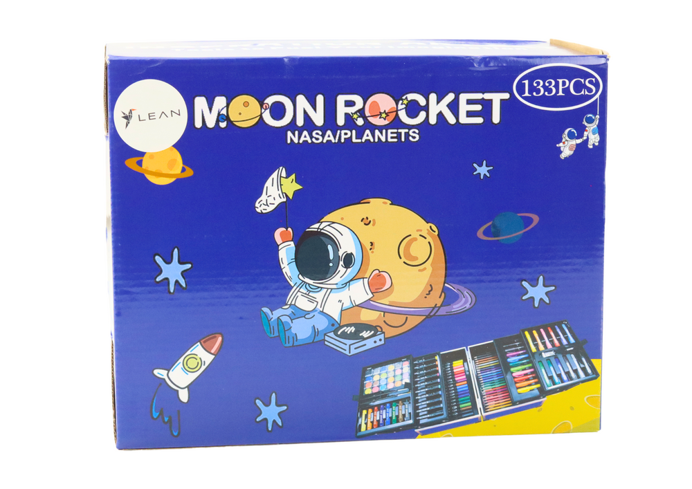 Výtvarná sada v rozkládací kufříku Kosmos 133 dílů
