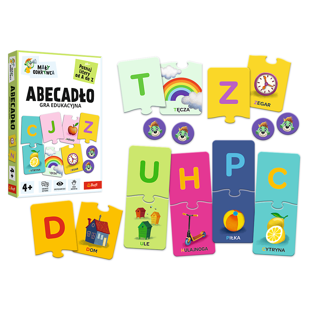 Vzdělávací abeceda puzzle – pro předškoláky | Trefl