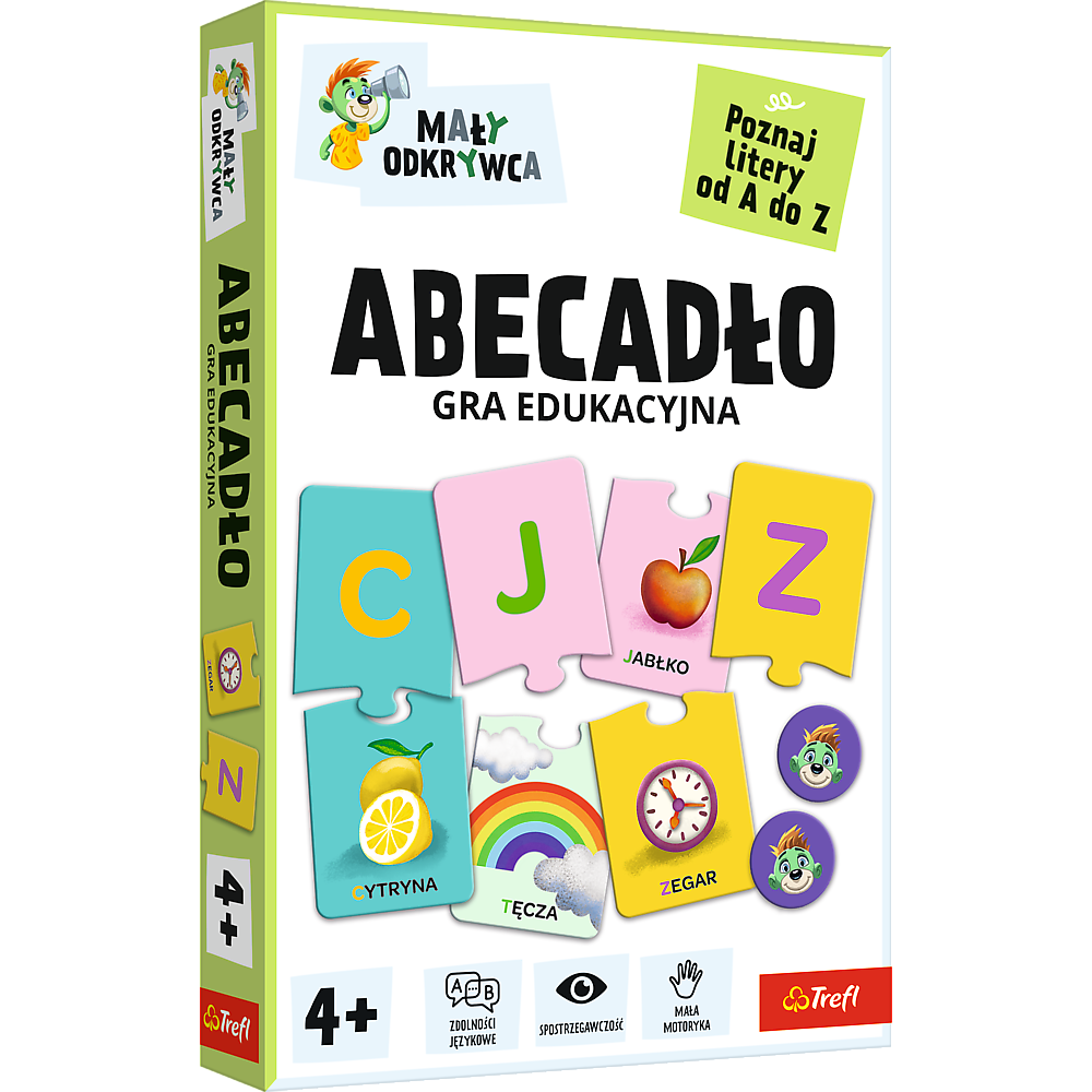 Vzdělávací abeceda puzzle – pro předškoláky | Trefl