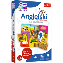 Vzdělávací hra angličtina pro předškoláky puzzle Malý objevitel – Trefl