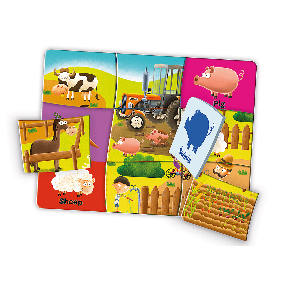 Vzdělávací hra angličtina pro předškoláky puzzle Malý objevitel – Trefl