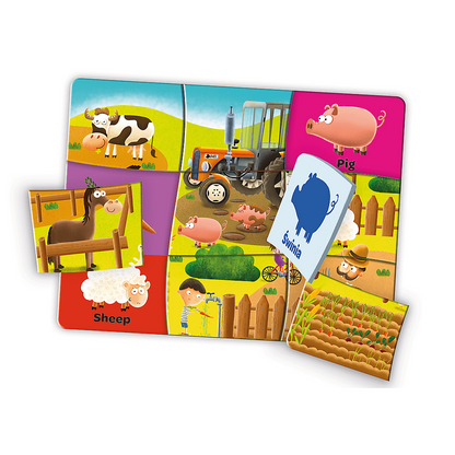 Vzdělávací hra angličtina pro předškoláky puzzle Malý objevitel – Trefl