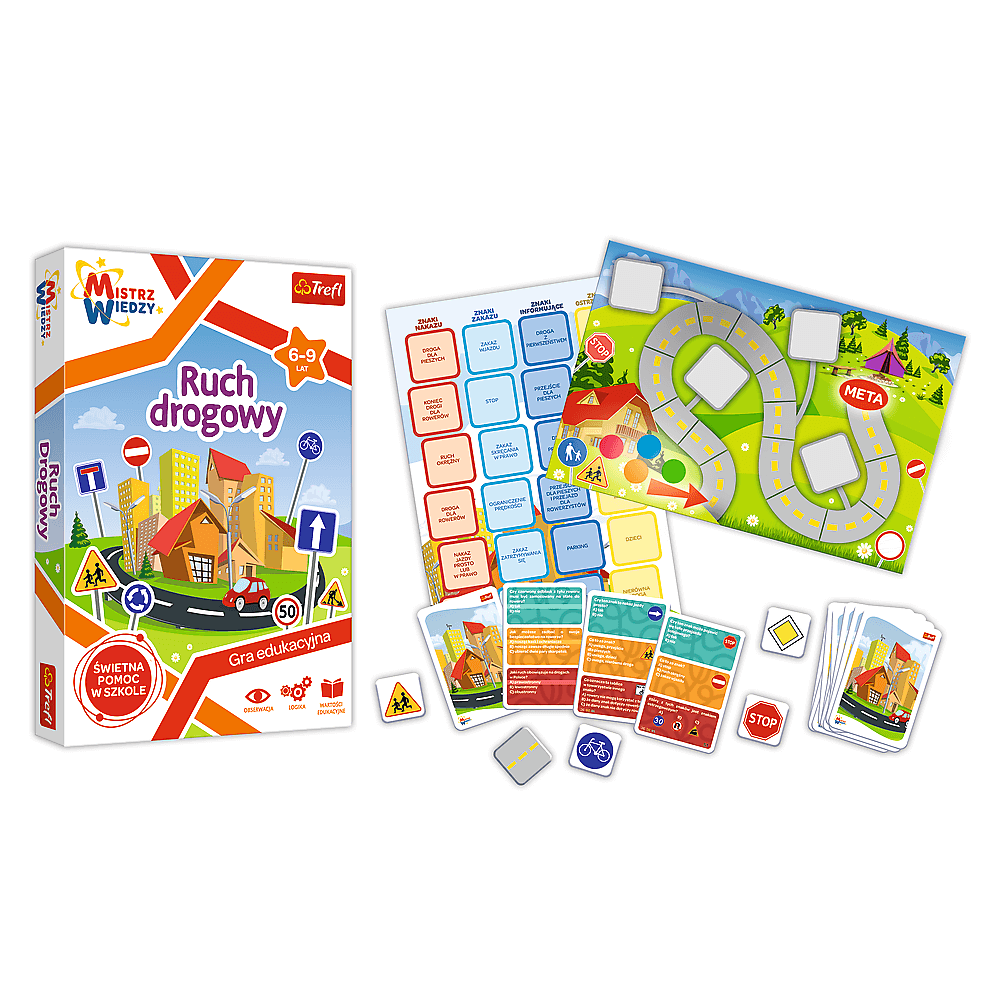 Vzdělávací hra Dopravní předpisy s kvízem a puzzle – Trefl
