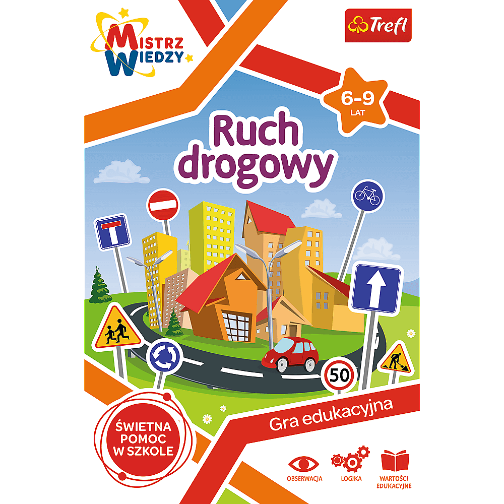 Vzdělávací hra Dopravní předpisy s kvízem a puzzle – Trefl