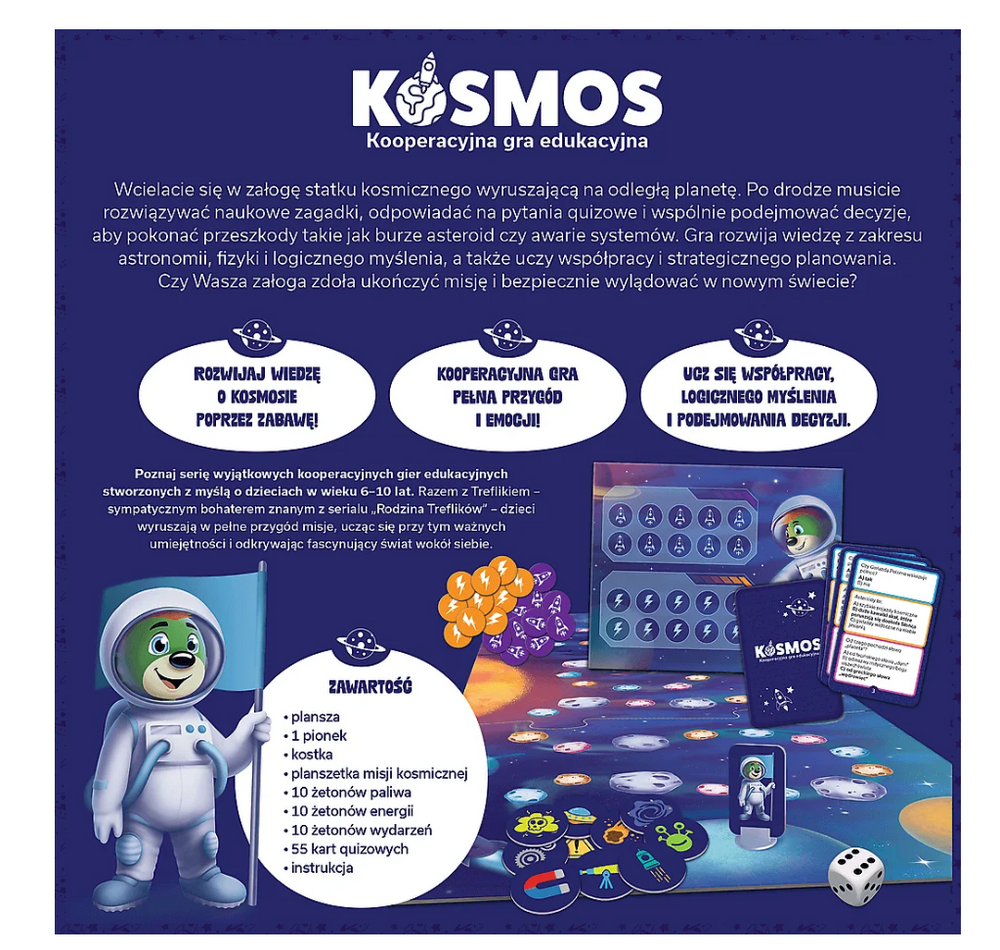 Vzdělávací hra Kosmos – Rodina Treflíků – Trefl