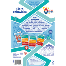 Vzdělávací hra Lidské tělo s plakátem a kartami – Trefl