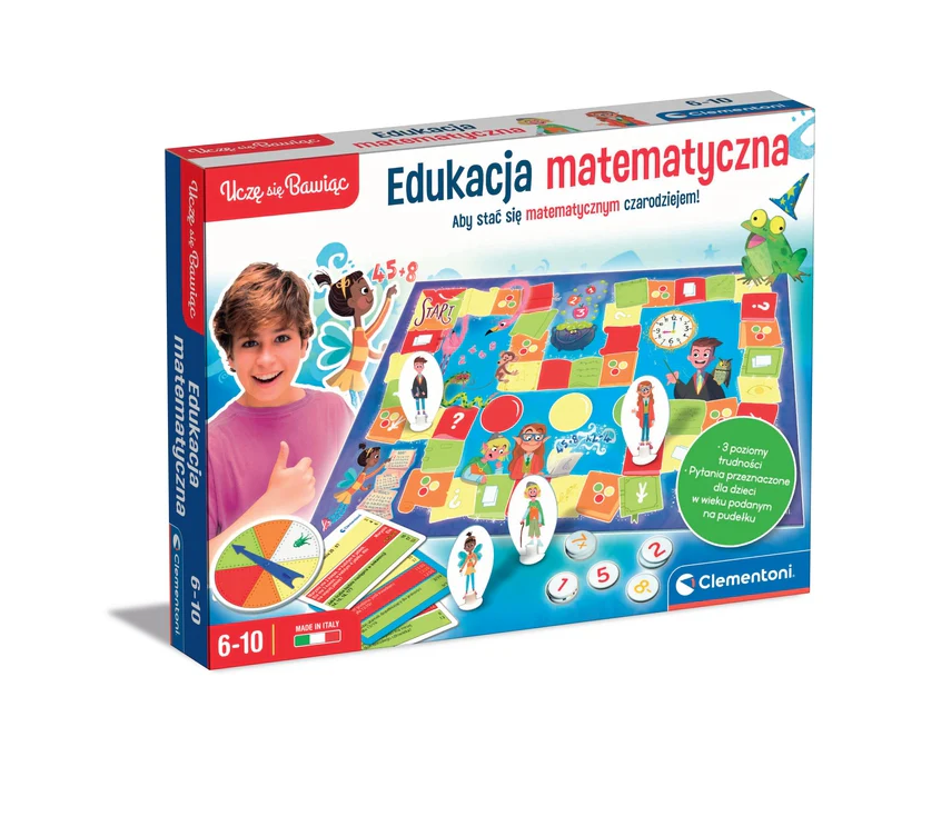 Vzdělávací hra matematika – Učím se hraním Clementoni