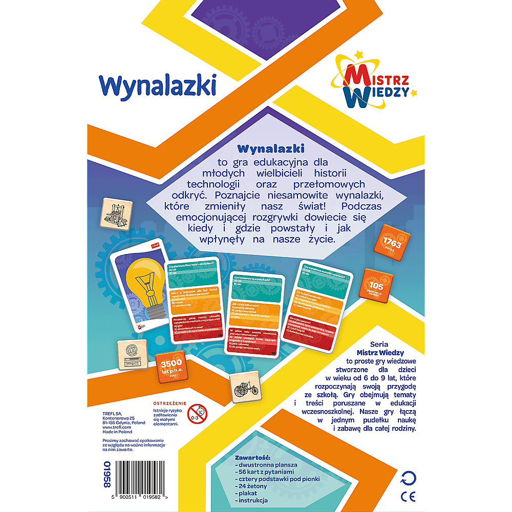 Vzdělávací hra o vynálezech Mistrz Wiedzy – Trefl