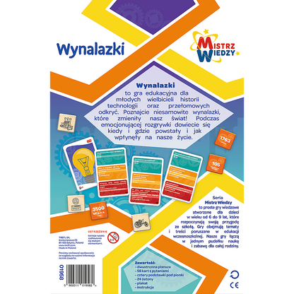 Vzdělávací hra o vynálezech Mistrz Wiedzy – Trefl