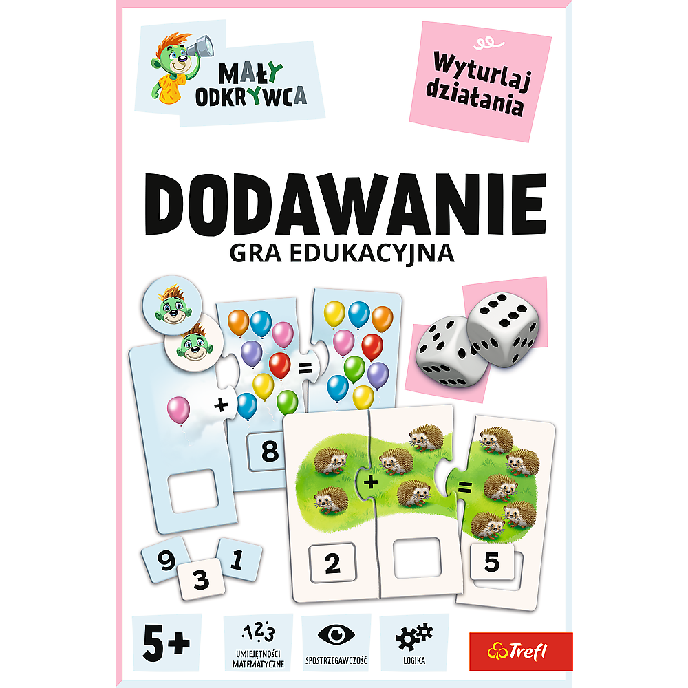 Vzdělávací hra sčítání pro předškoláky – Trefl 02805