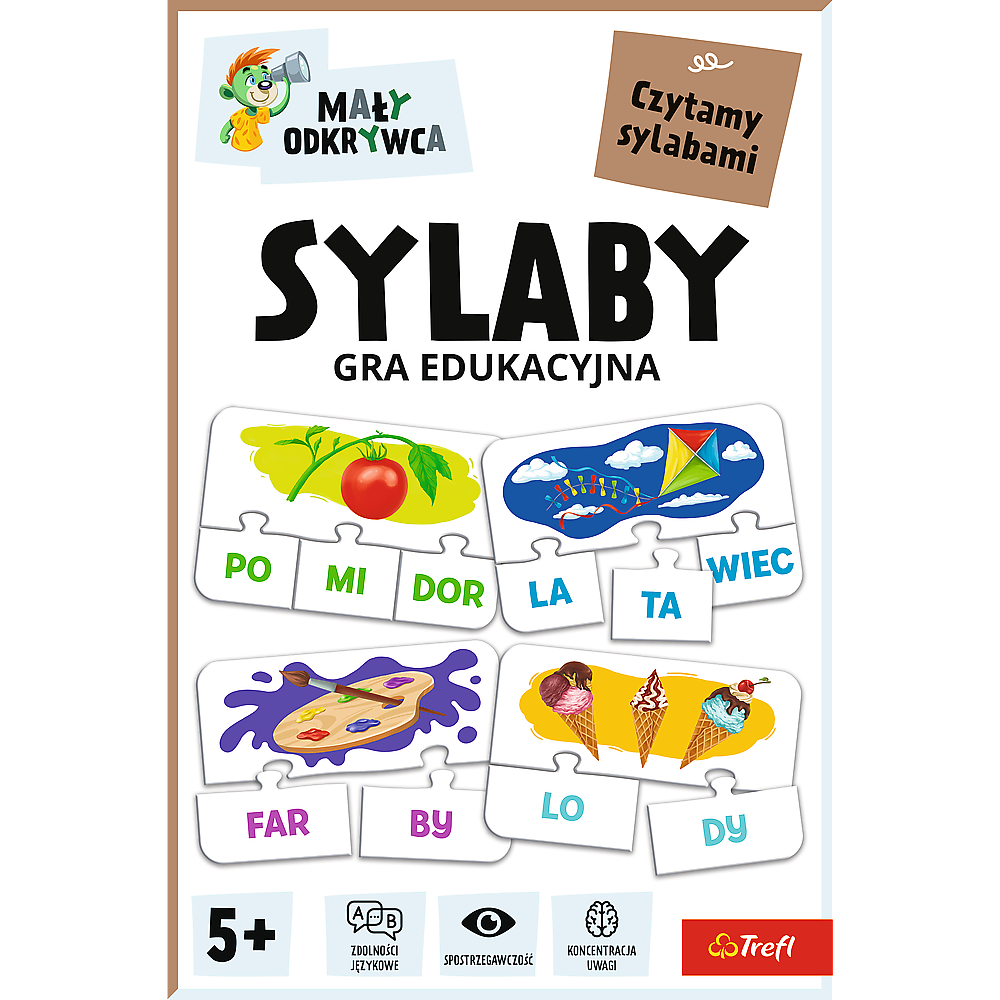 Vzdělávací hra Slabiky – pro předškoláky | Trefl