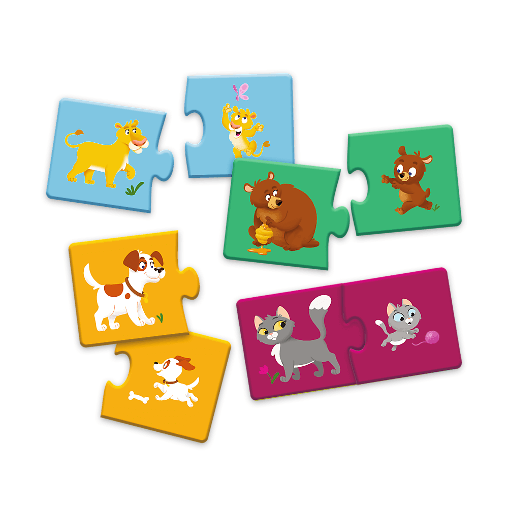 Vzdělávací hra Zvířátka puzzle pro děti 2 3 roky – Trefl