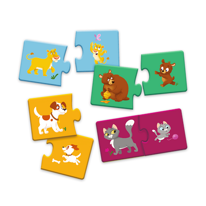 Vzdělávací hra Zvířátka puzzle pro děti 2 3 roky – Trefl