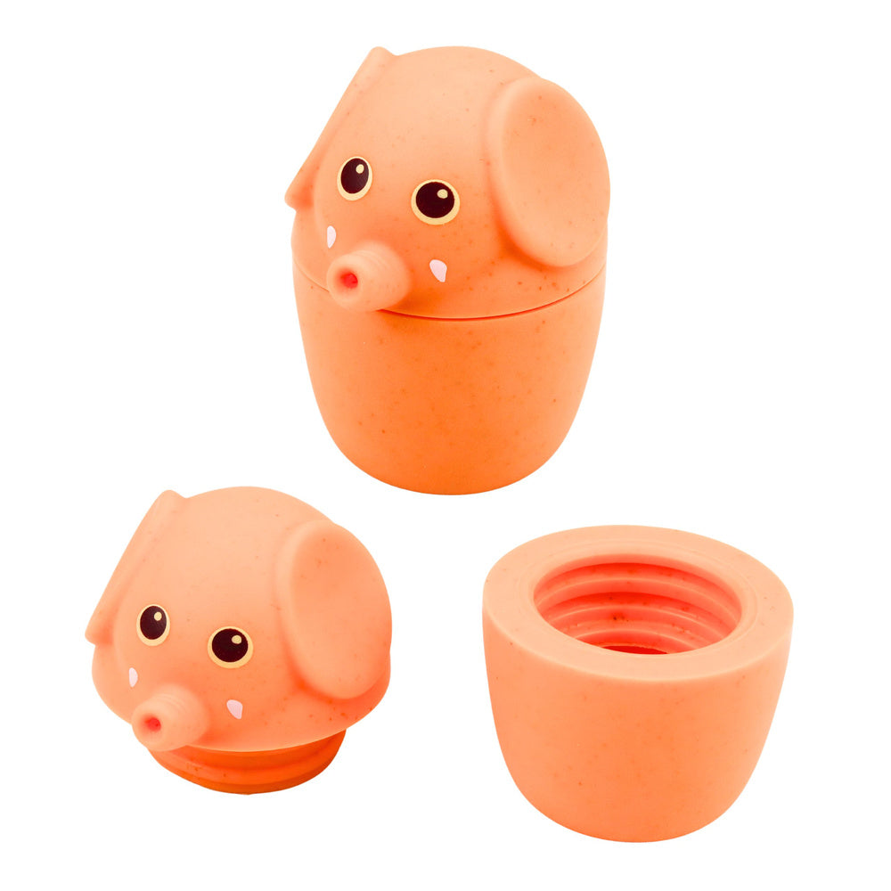 Vzdělávací hračky do koupele gumové figurky pastelové 6 ks