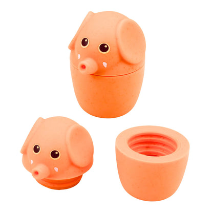 Vzdělávací hračky do koupele gumové figurky pastelové 6 ks