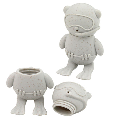 Vzdělávací hračky do koupele senzorické gumové figurky 4 ks