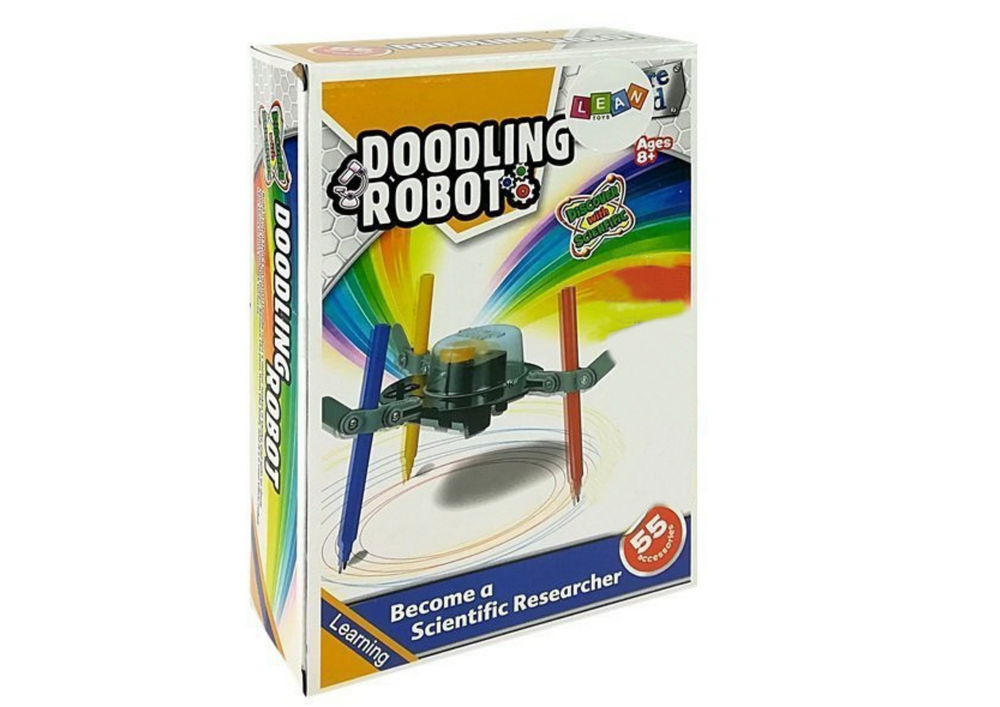 Vzdělávací kreslicí robot DIY stavebnice 55 dílů od 8 let