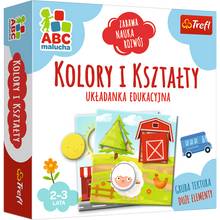 Vzdělávací puzzle Barvy a tvary s figurkami pro děti 2 3 roky – Trefl