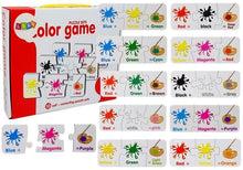 Vzdělávací puzzle barvy anglicky 10 spojení pro děti od 3 let