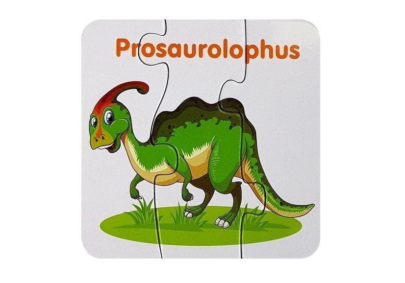 Vzdělávací puzzle Dinosauři s anglickými názvy 10 spojení