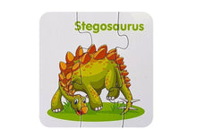 Vzdělávací puzzle Dinosauři s anglickými názvy 10 spojení