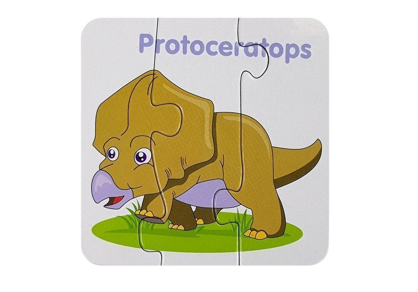Vzdělávací puzzle Dinosauři s anglickými názvy 10 spojení