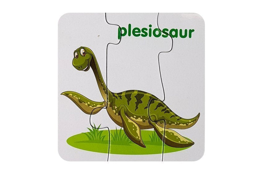 Vzdělávací puzzle Dinosauři s anglickými názvy 10 spojení