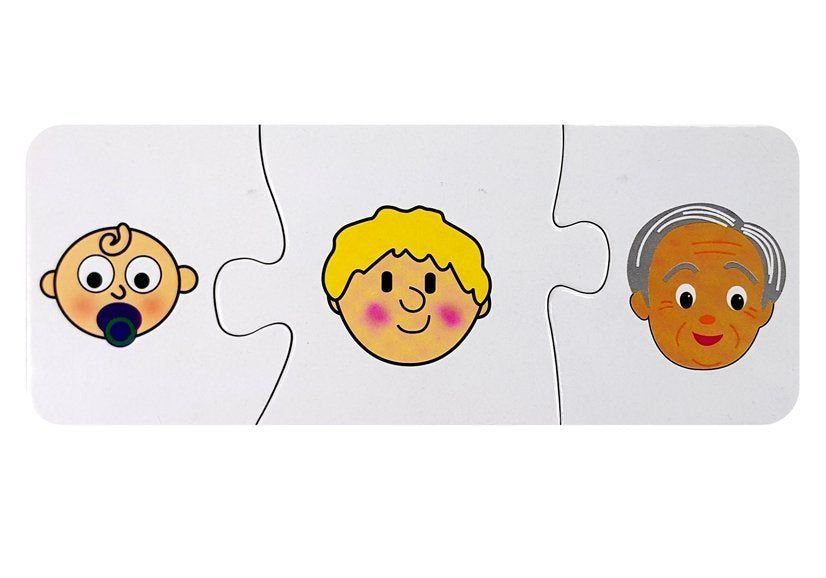 Vzdělávací puzzle Nauka spojování 10 párů s čísly a zvířátky