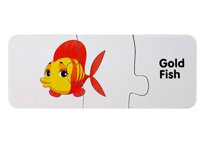 Vzdělávací puzzle Svět oceánů 10 spojení s anglickými nápisy
